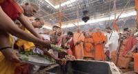 The offerings for the Purnahuti